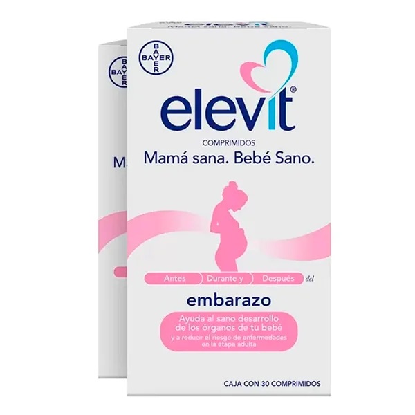 Elevit Embarazo Caja  60 Comprimidos