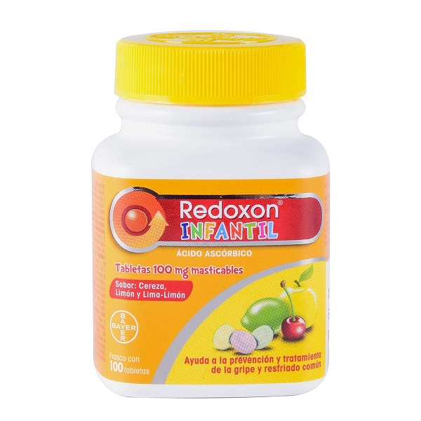 Redoxon Infantil Frasco 100 Tabletas Masticables