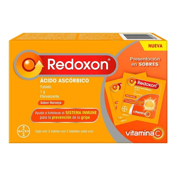 Redoxon Ácido Ascórbico Caja 10 Tabletas Efervescentes