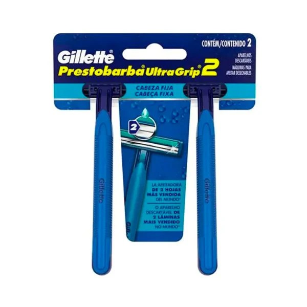 Gillete Prestobarba UltraGrip 3 Rastrillo 2 Unidades