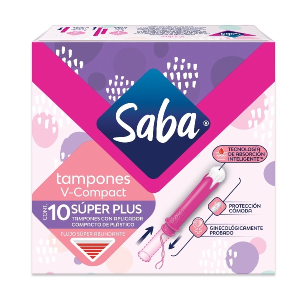 Saba V-Compact Super Plus 10 Tampones