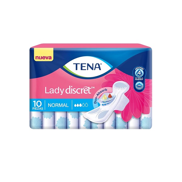 Tena Lady Discret Normal 10 Piezas