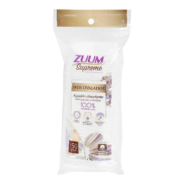 Zuum Premium Pads Ovalados 50 Piezas