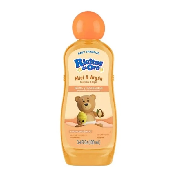 Shampoo Ricitos de Oro Miel y Argan 100 Ml