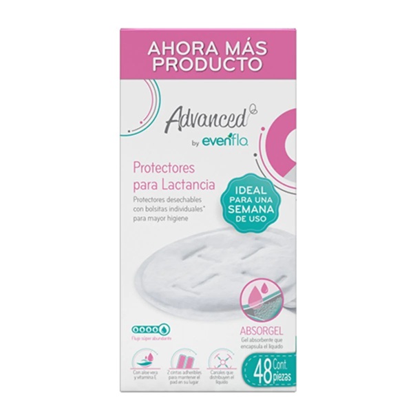 Evenflo Advanced Protectores Lactancia 48 Piezas
