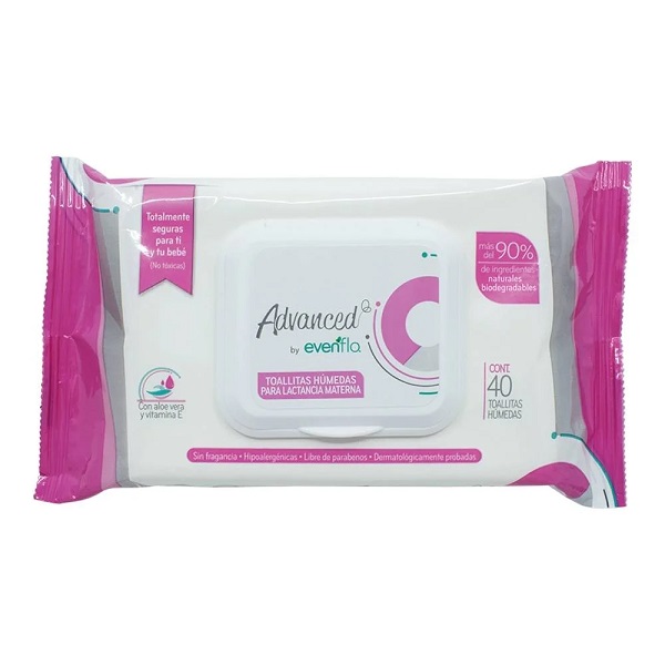 Advanced Evenflo Toallitas Húmedas 40 Piezas