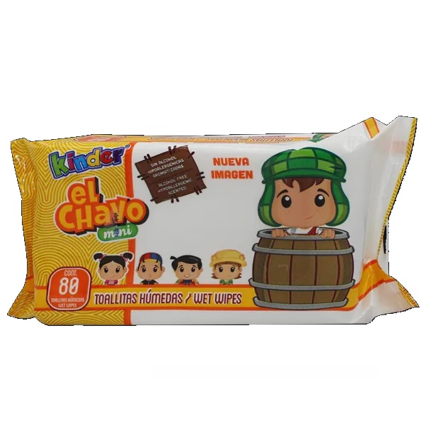 El Chavo Toallitas Humedas 80 Piezas