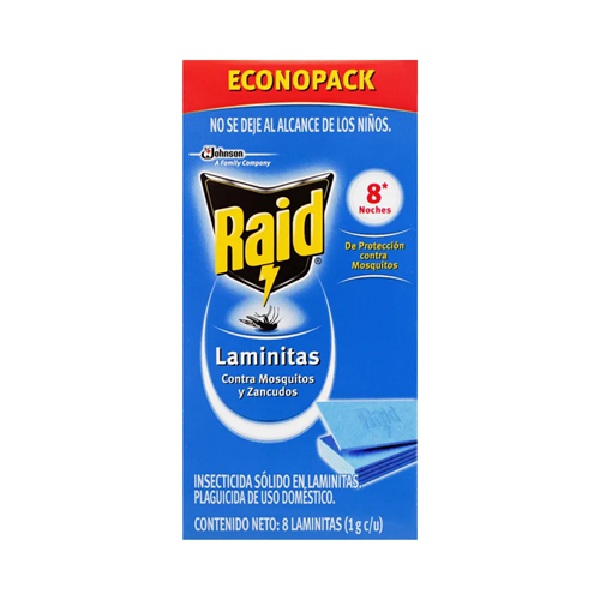 Raid Laminitas Econppack 8 Piezas