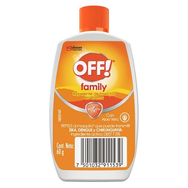 Off Family Repelente de Insectos en Crema 60G