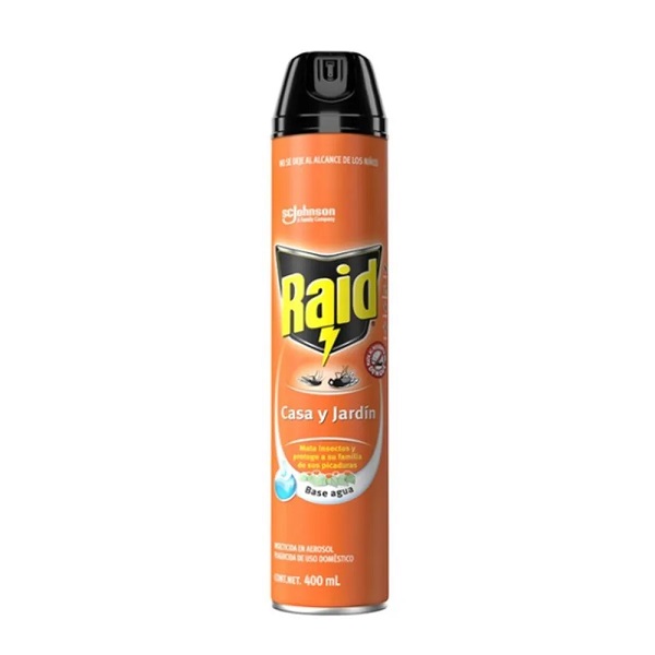 Raid Casa Y Jardín Insecticida 400ml