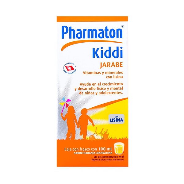 Pharmaton Kiddi Naranja-Mandarina Jarabe 100ML