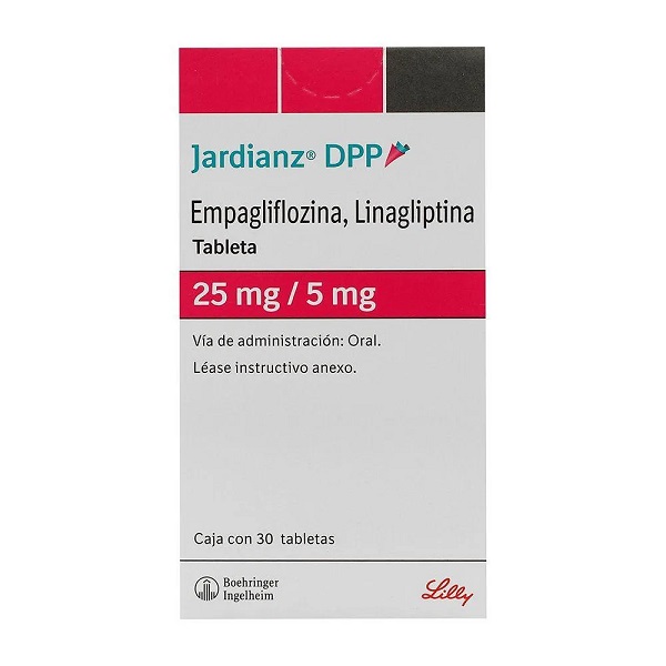 Jardianz DPP Empagliflozina/Linagliptina Caja 30 Tabletas