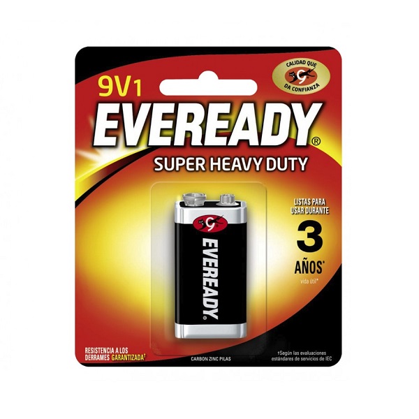 Eveready 9V Pila Alcalina 1 Pieza