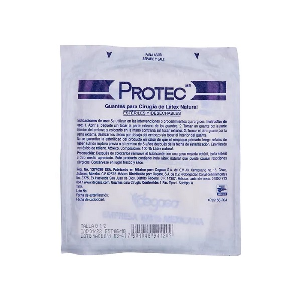 Protec Guantes Para Cirugía No. 8.5