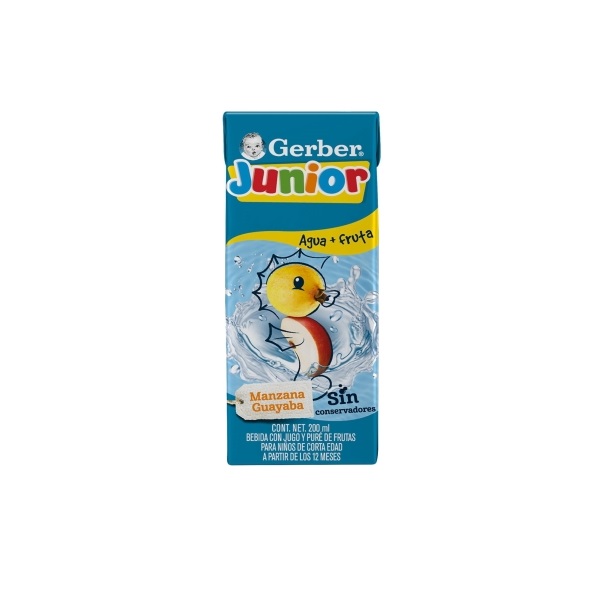 Gerber Junior Etapa 4 Manzana-Guayaba 200ML