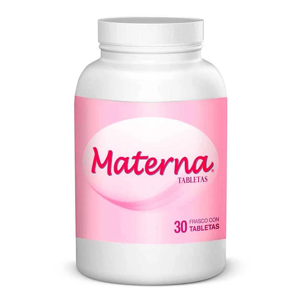 Materna Vitaminas y Minerales Frasco 30 Tabletas