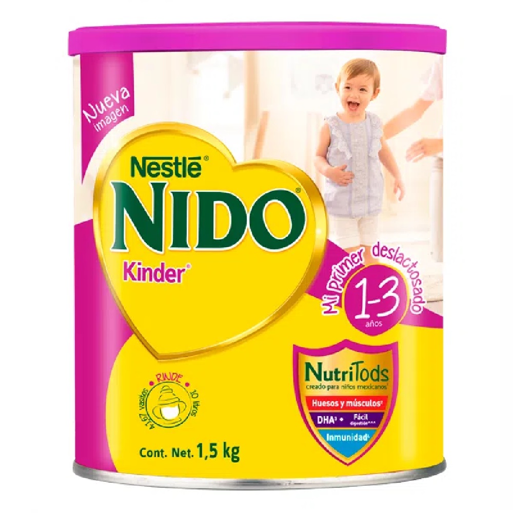 Nido Kinder Deslactisado Leche En Polvo 1,5kg