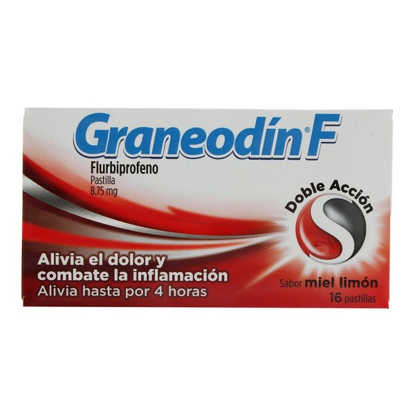 Graneodín F Flurbiprofeno 8.75MG Caja 16 Pastillas
