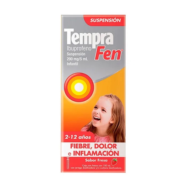 Tempra Fen Infantil Ibuprofeno Suspensión 100ML