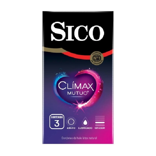 Sico Climax Mutuo Preservativos 3 Piezas