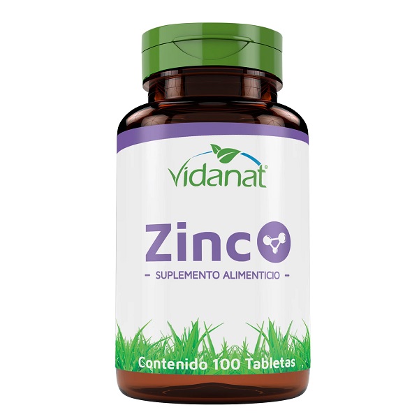 Vidanat Zinc Frasco 100 Tabletas