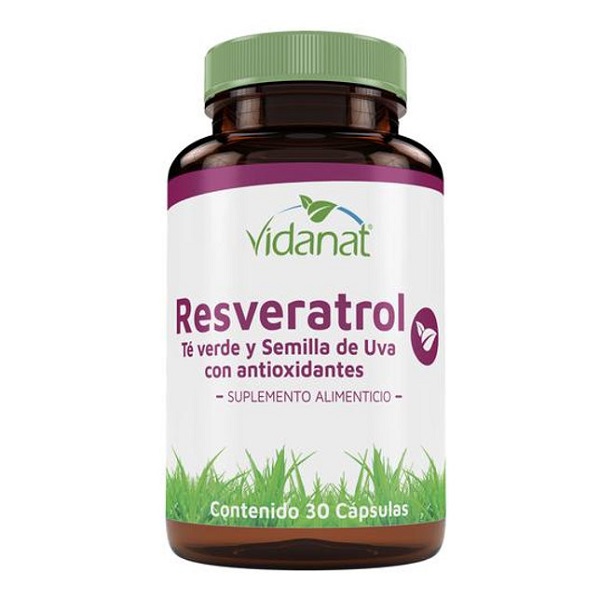 Vidanat Resveratrol Frasco 30 Cápsulas