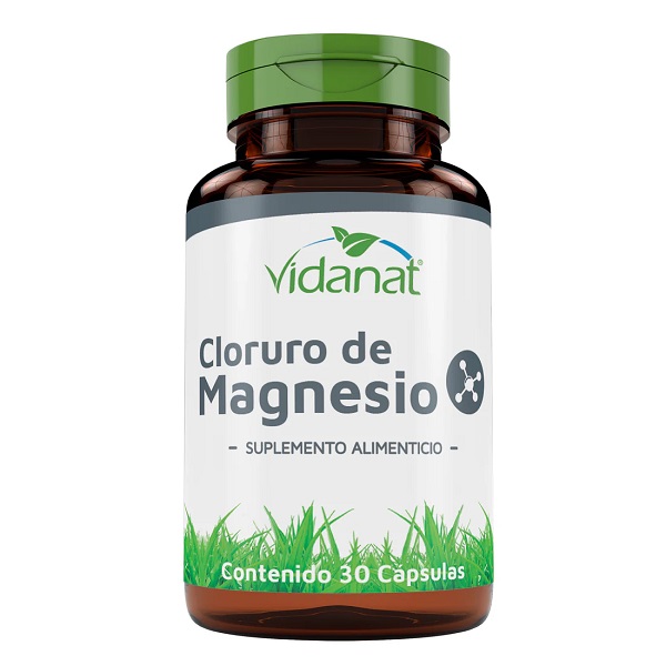 Vidanat Cloruro De Magnesio Frasco 30 Cápsulas