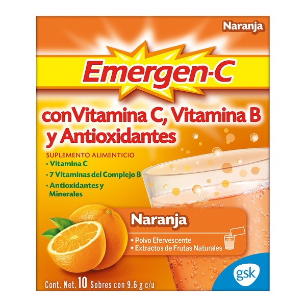 Emergen C Naranja 10 Sobres