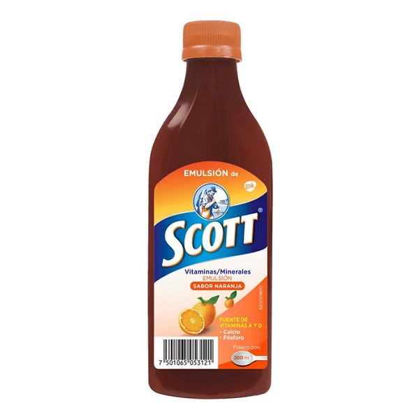 Emulsión de Scott Multivitamínico Naranja 200ML