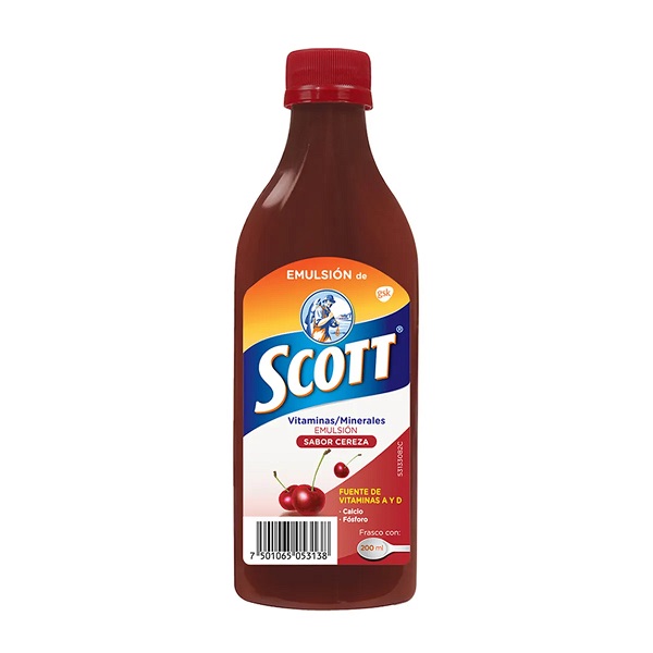 Emulsión de Scott Multivitamínico Cereza 200ML
