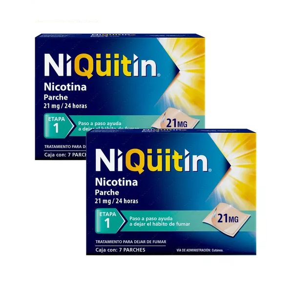 Niqüitin Nicotina 21MG Caja 7 Parches