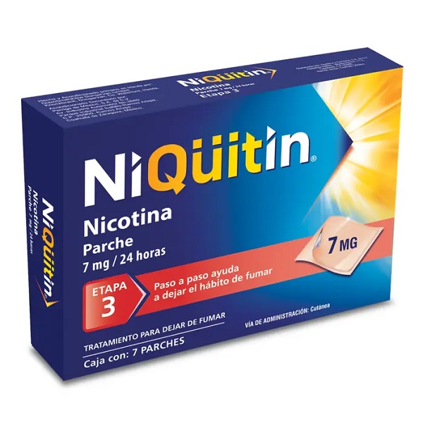 Niqüitin Nicotina 7MG Caja 7 Parches