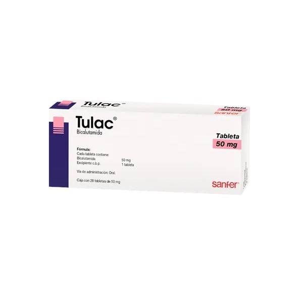 Tulac Bicalutamida 50MG Caja 28 Tabletas