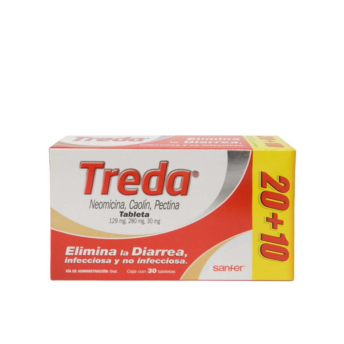 Treda 20+10   30Tabletas