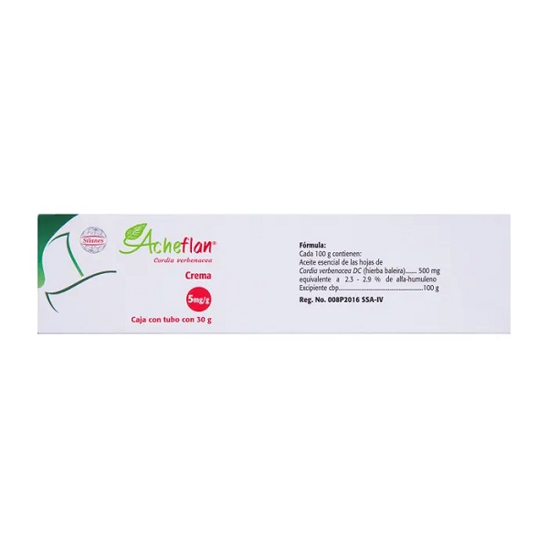 Acheflan Cordia Verbenacea 5MG Crema Tubo 30G