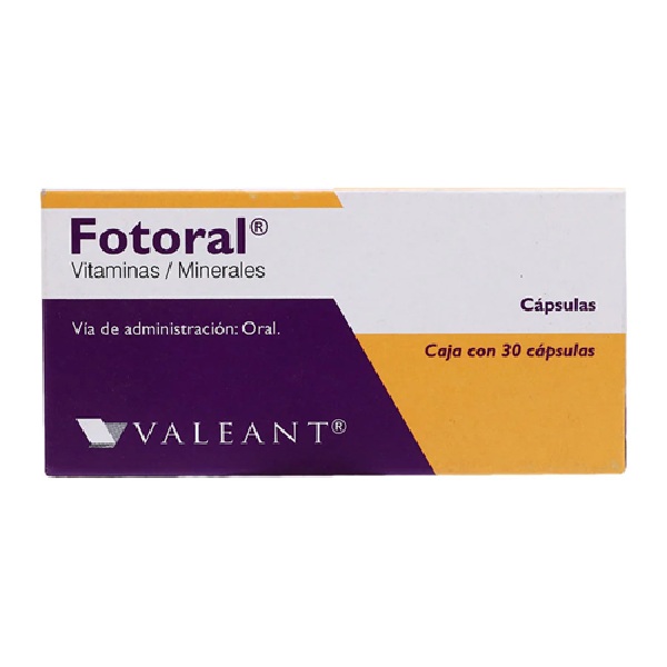 Fotoral Vitaminas 30 Cápsulas