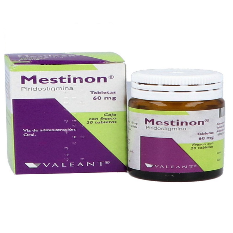 Mestinon Piridostigmina 60mg 20 Tabletas