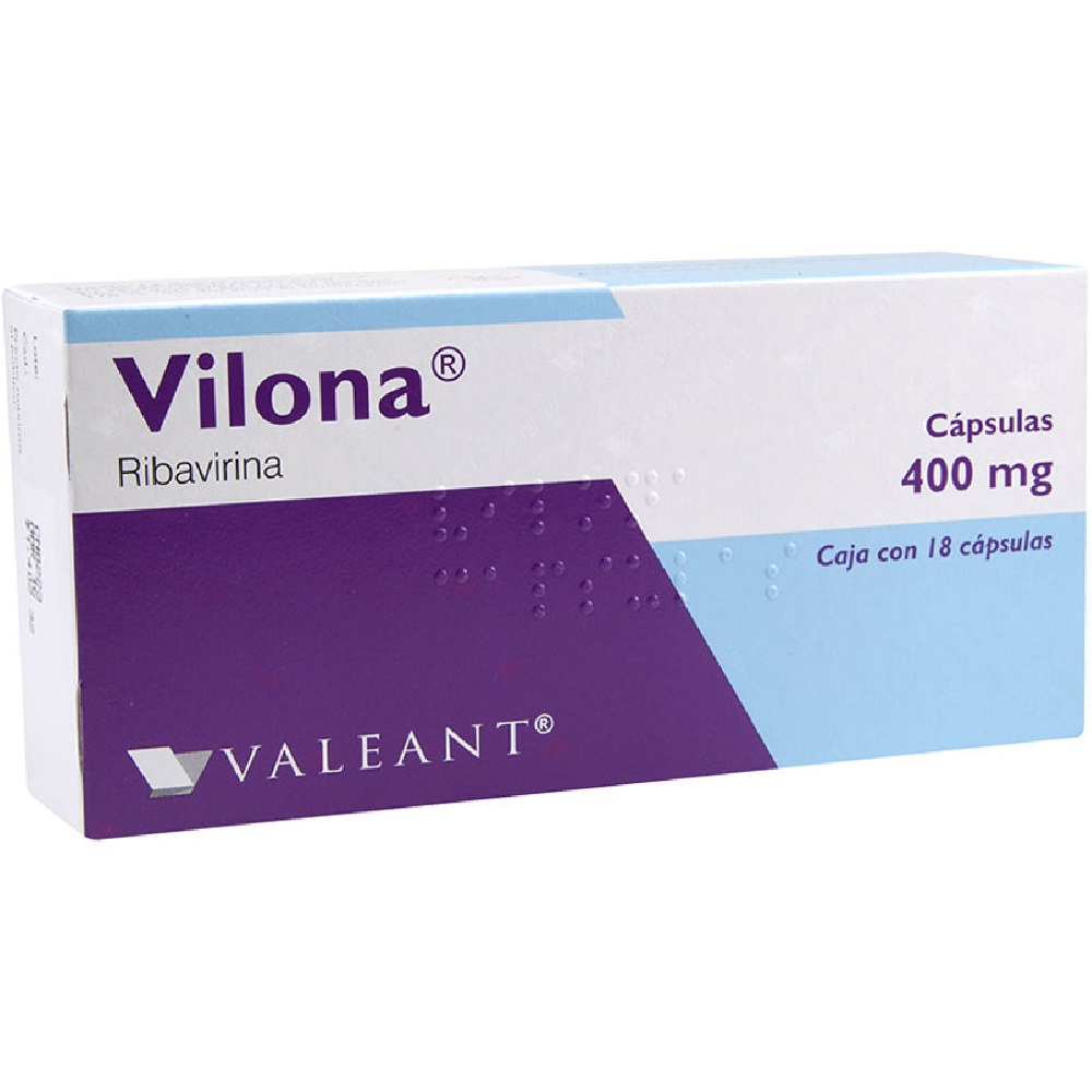Vilona (Ribavirina) 400 mg 18 Cápsulas