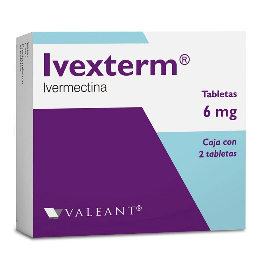 Ivexterm Ivermectina 6mg 2 Tabletas