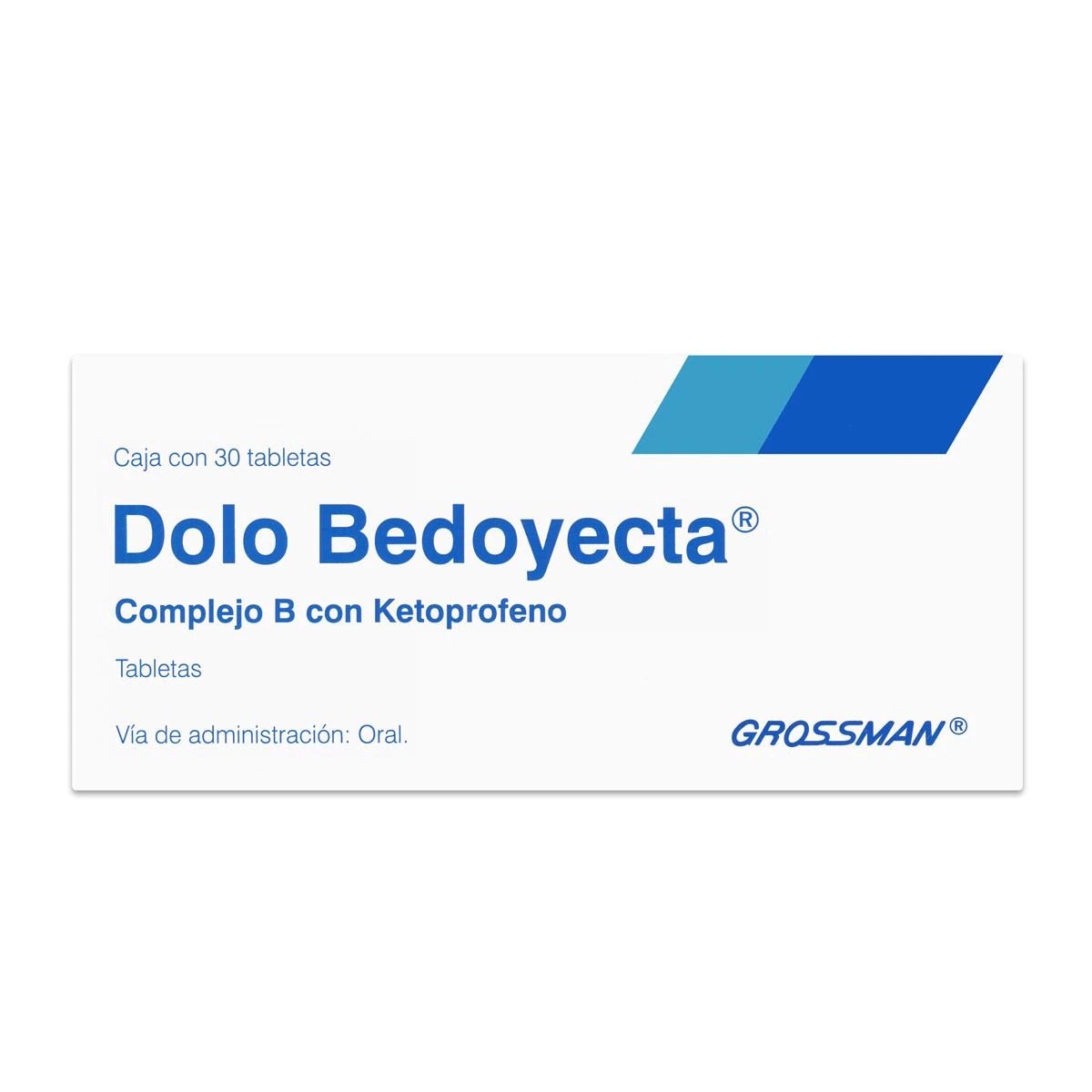 Dolo Bedoyecta Complejo B 30 Tabletas