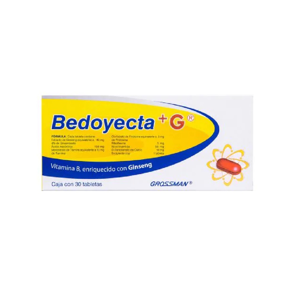 Bedoyecta +G Multivitamínico 30 Tabletas