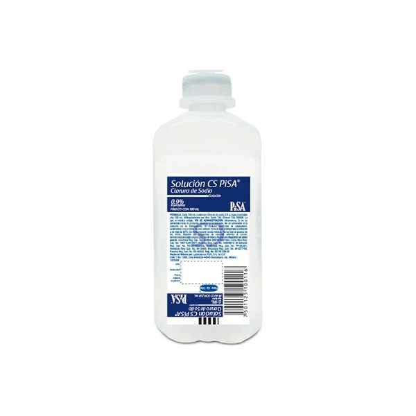 Solución CS PiSA Cloruro de sodio 9 % 100ML