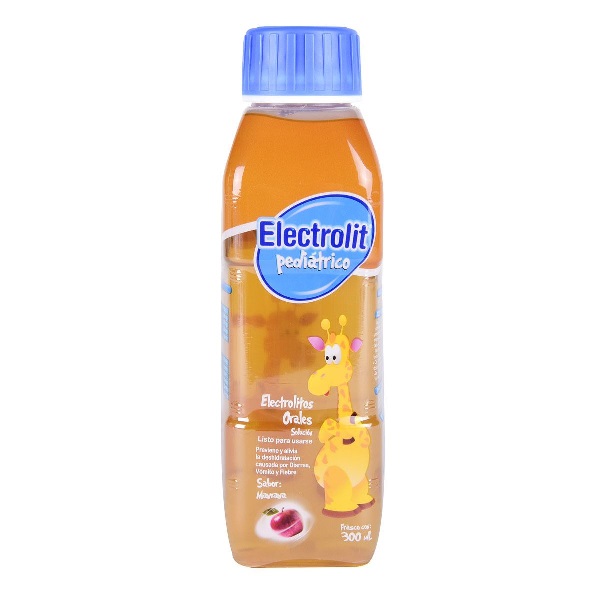 ELECTROLIT PEDIÁTRICO SABOR MANZANA 300 ML