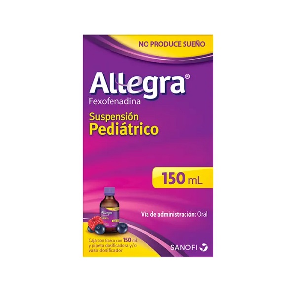 Allegra Fexofenadina Suspesión Pediátrico Frasco 150ML