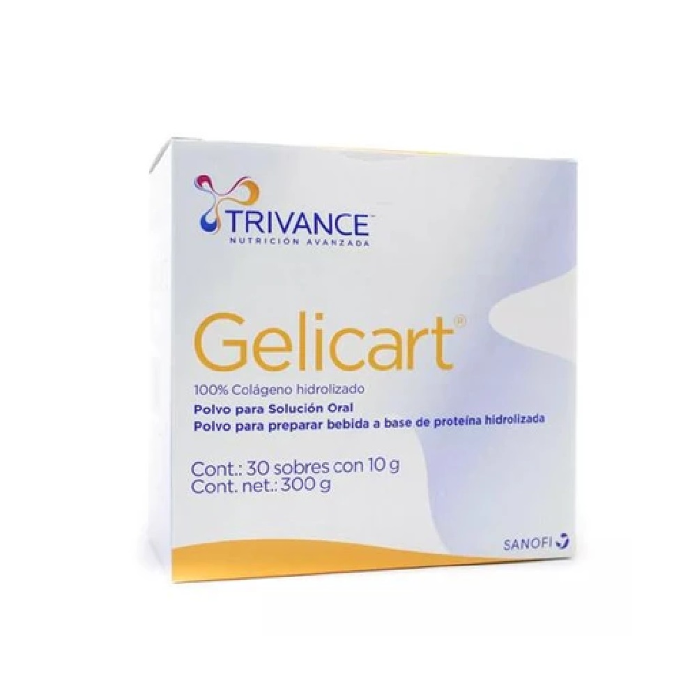 Gelicart Suplemento Alimenticio Polvo 30 Sobres 10g