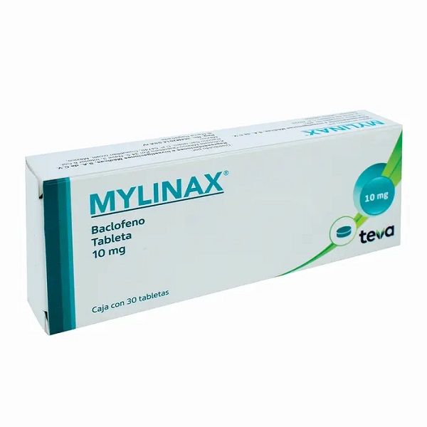 Mylinax Baclofeno Caja 30 Tabletas