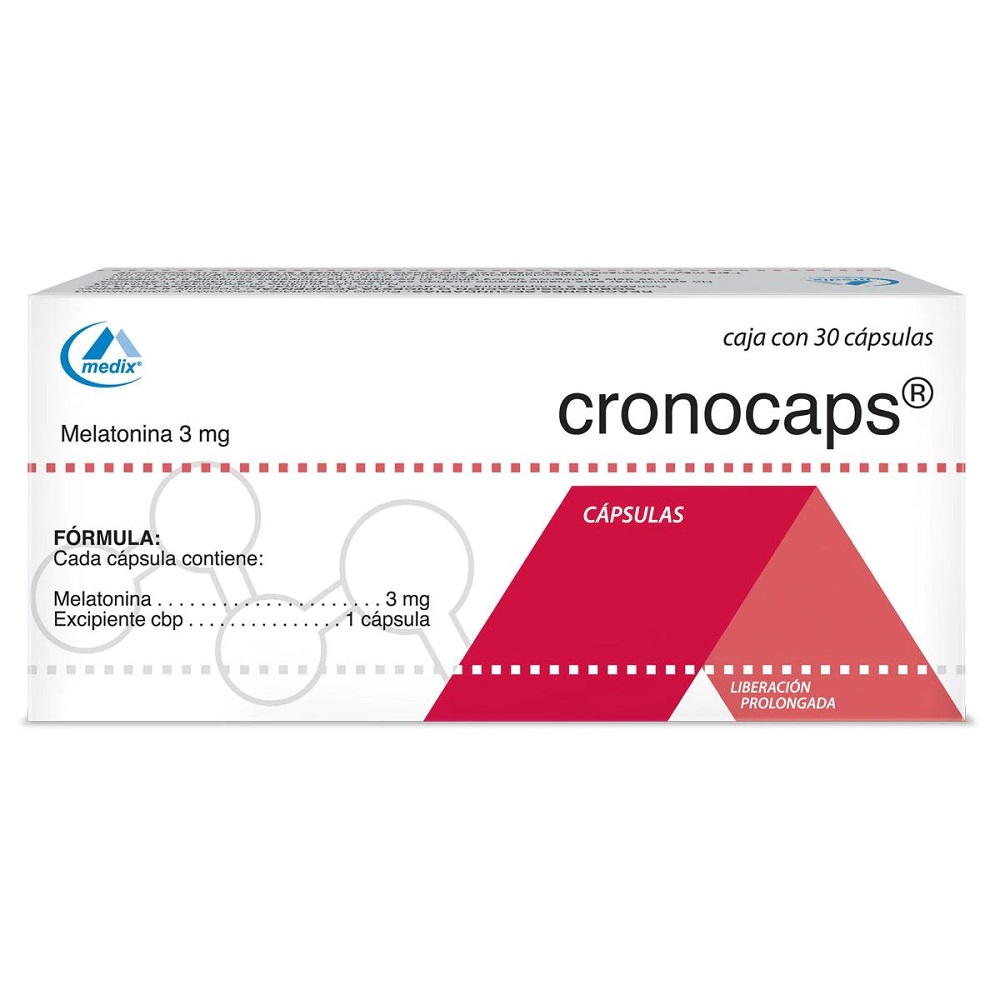 Cronocaps Melatonina 3mg 30 Cápsulas