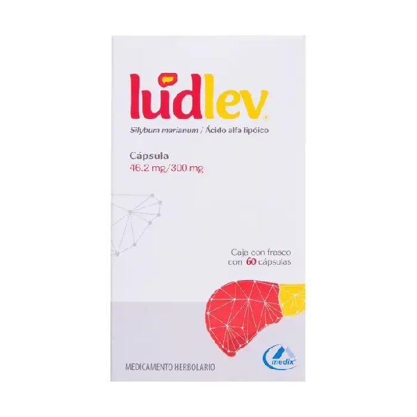 Ludlev (Silybum marianum/Ácido alfalipóico) 60 Cápsulas