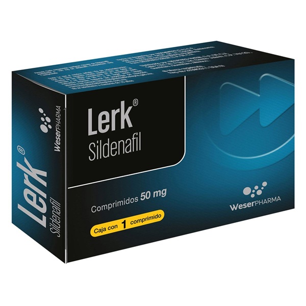 Lerk Sildenafil 50mg 1 Comprimido