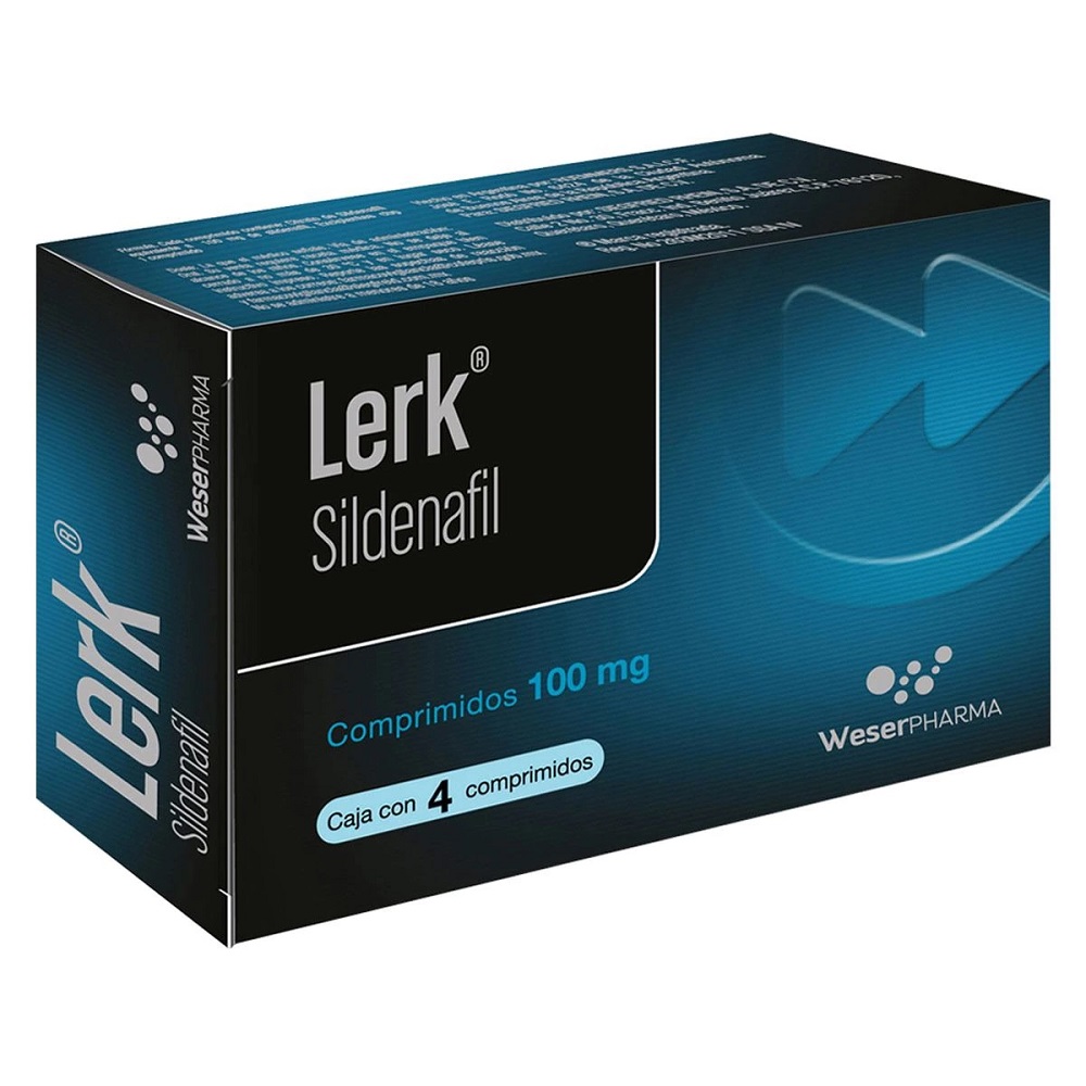 Lerk (Sildenafil) 100 mg 4 Comprimido